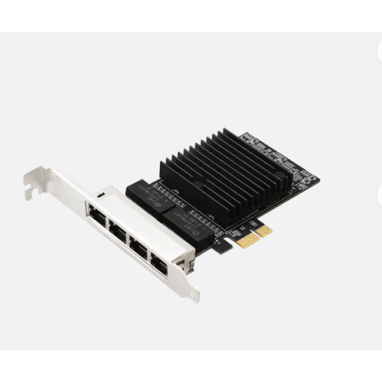 DIEWU 1G 4 Port PCIEx4 Lan Card