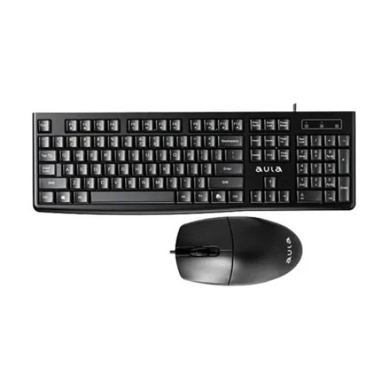 AULA AC105 Wired Office Keyboard and Mouse Combo