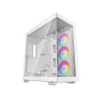 DeepCool CH780 WH Panoramic Tempered Glass ATX gaming Case-white