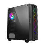 Gamemax Black Diamond A361 Mid Tower Gaming Casing Black