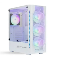 Revenger HAWA Mid Tower ATX RGB Gaming Case White