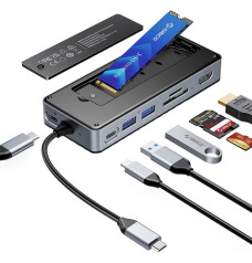 ORICO USB-C Hub with M.2 SSD Enclosure