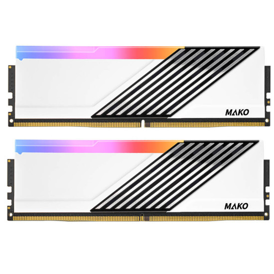 PNY XLR8 MAKO 16GB DDR5 6000MHz RGB Gaming RAM (White)