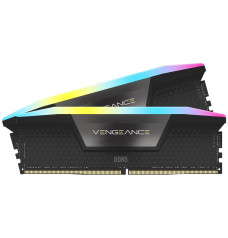 CORSAIR Vengeance RGB 32GB (2 x 16GB) DDR5 6200MHz 288-Pin Black PC RAM 