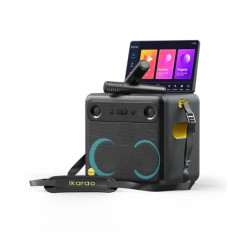 Xtreme Break X2 All in One Karaoke Portable Bluetooth Speaker With Built-In Tablet And Wireless Microphone