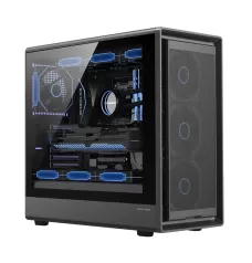 Power Train PT-G707B Mid Tower Black ATX Gaming Desktop Case