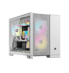 Corsair 2500D Airflow Mid-Tower Dual Chamber Casing - White
