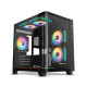 Revenger Air Tank Mini 5 ARGB Infinity Fans Black Gaming Casing