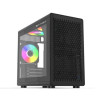 T-Wolf XPLENDER X5 BH ARGB M-ATX Portable Casing - Black