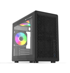 T-Wolf XPLENDER X5 BH ARGB M-ATX Portable Casing - Black