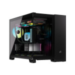 Corsair iCUE LINK 2500X RGB Micro ATX Dual Chamber Casing - Black