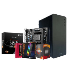 Budget PC Build AMD Ryzen 5 5600GT Desktop Processor & MSI B450M-A PRO MAX II AMD AM4 Motherboard