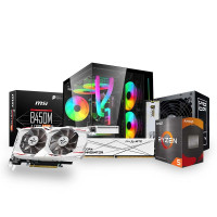 Budget PC Build AMD Ryzen 5 5500 AM4 Processor & MSI B450M-A PRO MAX II AMD AM4 Motherboard