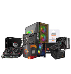 Budget PC Build AMD RYZEN 5 5600X Processor & MSI B550M-A PRO AMD Motherboard