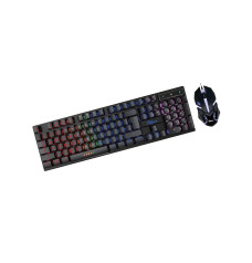 PC Power PGC001D105 Wired Keyboard & Mouse Gaming Combo