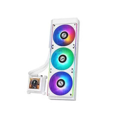 LIAN LI HydroShift LCD 360R WH ARGB AIO Liquid CPU Cooler with LCD Display