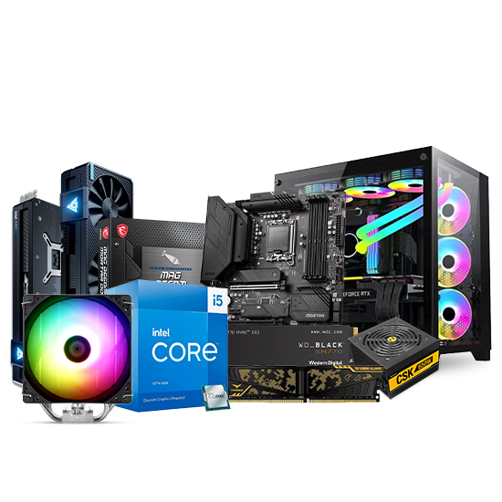 Intel Gaming PC Build with Core i5-13400F and MSI MAG B660M MORTAR
