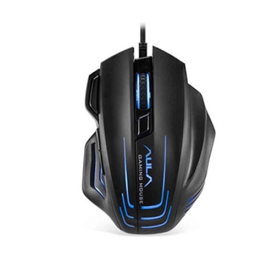 AULA S18 RGB Backlit 7 Button Wired Optical Gaming Mouse