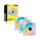 CORSAIR ICUE SP120 RGB ELITE PWM Fan White Triple Pack