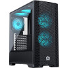 Metallic Gear Neo Air ATX Mid Tower RGB Gaming Case (Black)