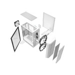Montech AIR X ARGB White ATX Mid-Tower Gaming Case