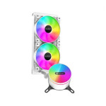 PCCOOLER GI-CX240 240mm ARGB AIO Liquid CPU Cooler (White)