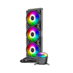 PCcooler GI-CX360 ARGB 360mm AIO CPU Liquid Cooler (Black)