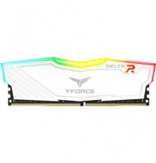 Team T-Force Delta 8GB 3200MHz DDR4 RGB White Desktop Gaming RAM