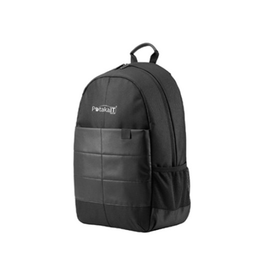 PotakaIT Classic Black Laptop Bag-Backpack