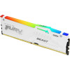 Kingston FURY Beast RGB 32GB 6000Mhz DDR5 Desktop RAM White (CL30)