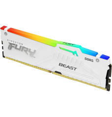 Kingston FURY Beast RGB 32GB 6000Mhz DDR5 Desktop RAM White (CL30)